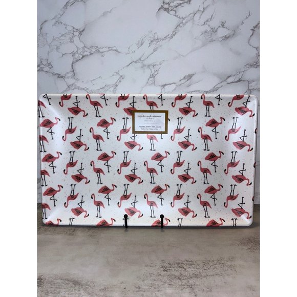 Cupcakes and Cashmere Pink Flamingo Platter - Picture 1 of 4